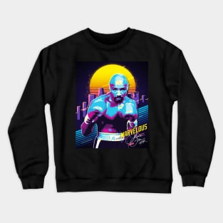 Marvelous Marvin Hagler Boxing Legend Signature Vintage Retro 80s 90s Bootleg Rap Style Crewneck Sweatshirt